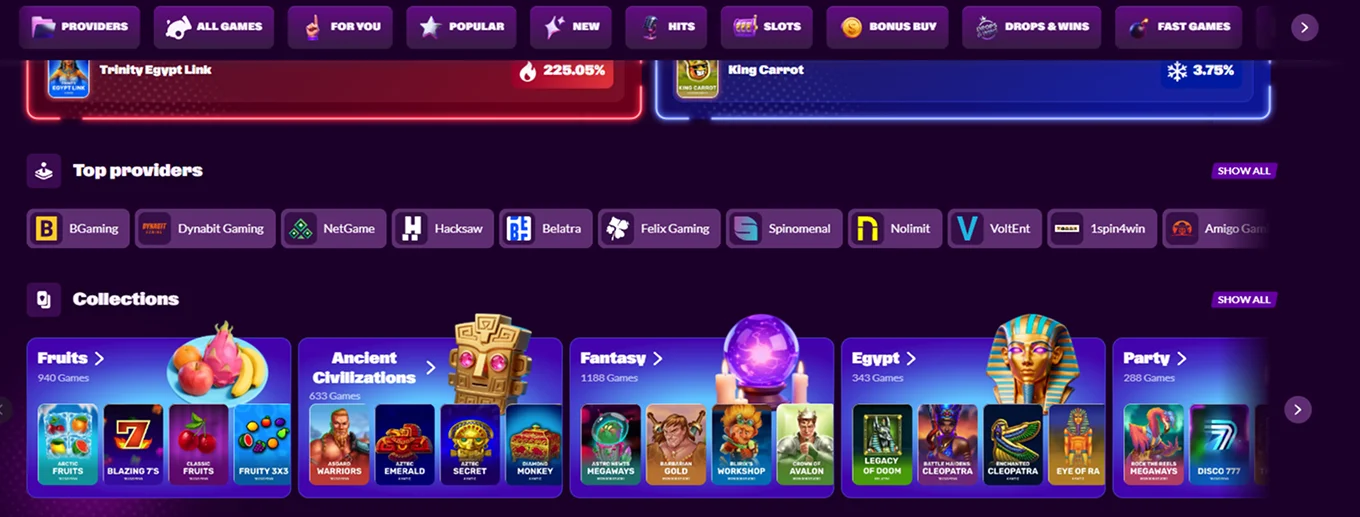 Slotrave Online-Spielautomaten im Casino
